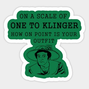 One To Klinger Sticker